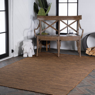 Ethan Modern Flatweave Solid Area Rug